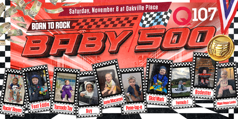 Q107 Born to Rock Baby 500