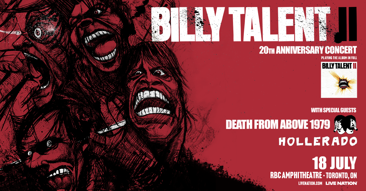Billy Talent || 20th Anniversary Concert | Q107 Toronto